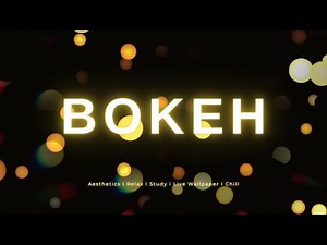 Bokeh Aesthetic Animation | 4K Calming Live Wallpaper with Dreamy Lights