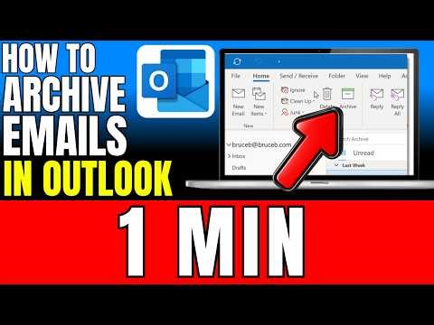 How To Archive Emails In Outlook 2026 (Fast And Easy)