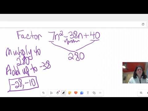 Factoring with AC Method