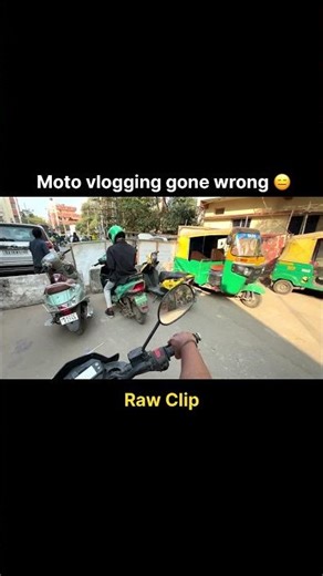 Moto vlogging gone wrong 😑
