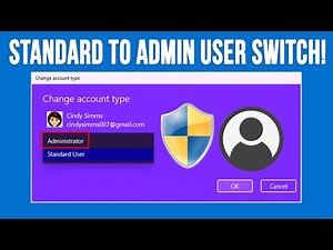 How to Switch a Standard Windows Account to an Admin Account Without Being a Local Administrator