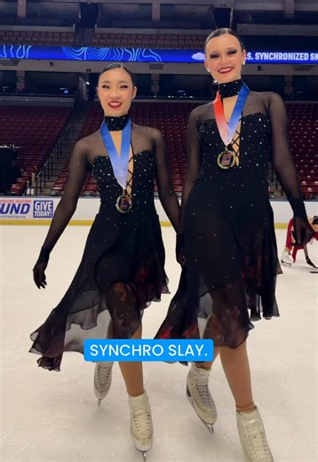 Still thinking about how epic the skating & the style was at Synchro Champs! 💭✨ #figureskating #synchroskating #synchro #slay