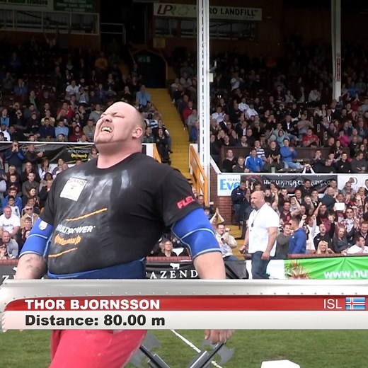 5.4M views · 10K reactions | Hafþór Júlíus Björnsson - The Mountain vs Eddie Hall - The Beast Strongman LEGENDS head-to-head Throwback! Giants Live Leeds 2012... | Giants Live | Facebook