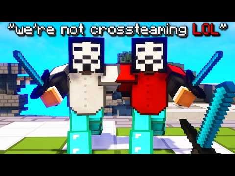 Clutching vs Crossteaming Cheaters in Bedwars