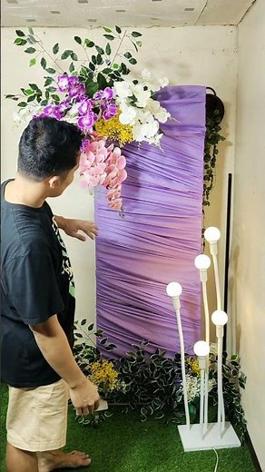 Diy backdrop design ideas for any events #backdrop