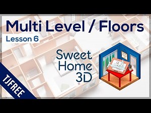 SH3D Lesson 6 - Basement & Second Floor Levels