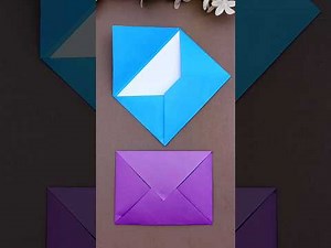 How to Fold an Instant Origami Envelope | Making DIY Glue-Free Envelopes in Minutes