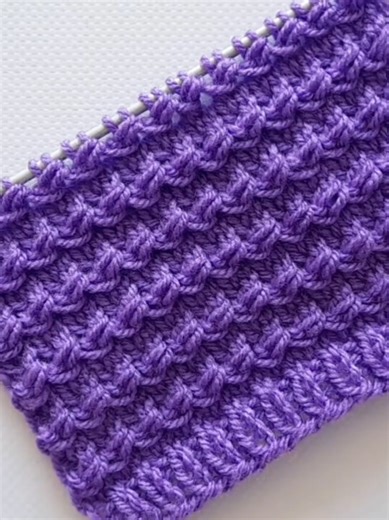 This Elegant Stitch Adds Depth, Texture & Luxury to Knits #knitting #pattern #knittingtiktok #crochetersoftiktok #tranding