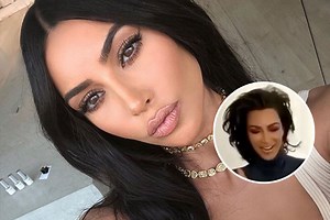 Kim Kardashian's unexpected natural hair