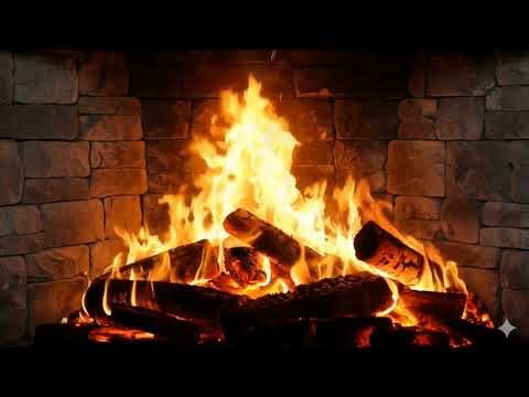 4K Cozy Fireplace TV Screensaver 🔥 Crackling Fire Sounds for Home, Café, Study & Sleep (No Music)