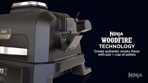 Ninja XSKTRYLRXL Woodfire Large Grease Tray Liners, Compatible with OG800 and OG900 Series, 5.91'' X 8.66'' X 1.97'', Pack of 10 Disposable Aluminum Foil Drip Pan, Silver