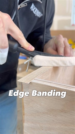 How to install Wood Edge Banding #diy #Tools #construction