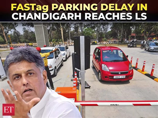 Manish Tewari flags FASTag parking delay in Chandigarh during Lok Sabha session