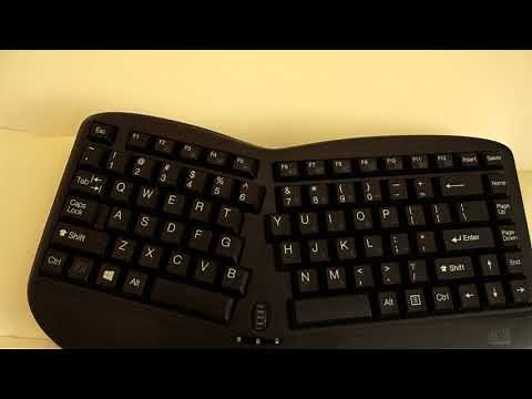 Adesso WKB-3150UB - Wireless Ergonomic Keyboard with Built-in Removable Trackball review