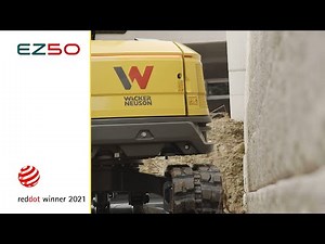 Red Dot Design Award 2021 for Wacker Neuson Excavator EZ50