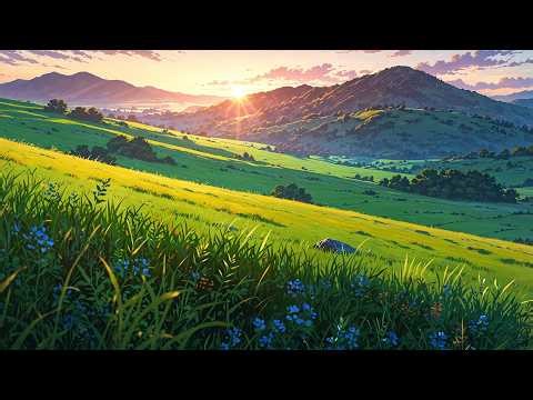 11-Hourr Grassland Scenery 🌿 Relaxing Nature Visuals for Study, Sleep & Deep Focus