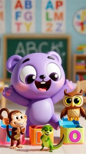 ABC Surprise Boxes 🎁 Silly Bear Song |Letter J to R | #abc #kidsanimation