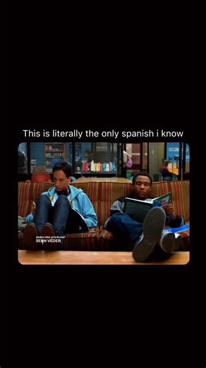 Creator’s Almanac™ on Instagram: "This rap was almost entirely improvised by Donald Glover and Danny Pudi. The show’s creator,simply gave them a list of basic Spanish words from a textbook—biblioteca, discoteca, bigote, and told them to “go nuts.” Keywords: Community, Troy and Abed, Donald Glover, Danny Pudi, La Biblioteca, Spanish Rap, Childish Gambino, SixSeasonsAndAMovie. #Community #TroyAndAbed #LaBiblioteca #DonaldGlover #DannyPudi"