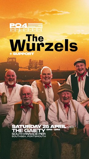Ooo Arrr! Portsmouth we are heading to The Gaiety next April! Sign up for tickets now! 🚜🍻 https://www.po4live.co.uk/ | The Wurzels