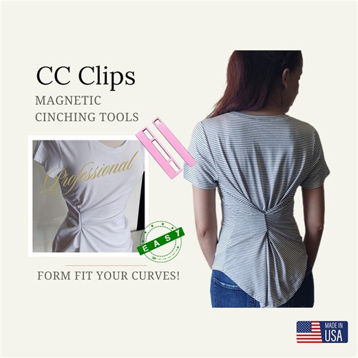 Magnetic Cinch Clip: No-show Clothing Tightener & Styling Tool - Etsy