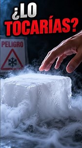 What happens if you touch dry ice? 🧊 #dryice #science #shorts