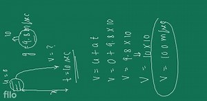 Take the uniform acceleration near the surface of earth to be 9... | Filo