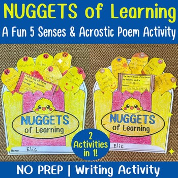 Poetry Craft: Nuggets of Learning | 5 Senses & Acrostic Poem Writing