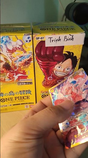 OP05-119 SEC Gear 5 Luffy Onepiece TCG #onepiece #luffy #trinhbinh #tcg #luffycard