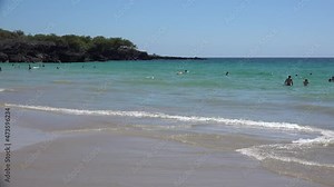 Hapuna Beach State Recreation Area. Big Island, Hawaii, USA