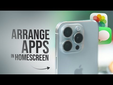 How to Arrange Apps on Home Screen iPhone (tutorial)