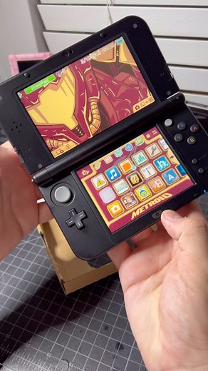 GameOver Customs™️ on Instagram: "Fully loaded Samus Metroid Nintendo 3DS XL unboxing and jailbreak showcase . . . What’s the first game your playing on this fully loaded Samus 3Ds XL 🤔 P.S. with the Eshop closure and game prices spiking. There is no better time than now to get a fully loaded Nintendo 2Ds or 3Ds handheld. Dm me today or visit our Etsy Store to get one today✌🏻🤓 #gameovercustoms #gameover #3dscollection #pokemoncrystal #retrocollective #retrogaming #nin10do #nostalgia #pokemon 