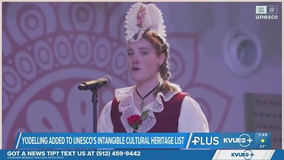 UNESCO adds yodeling to intangible cultural heritage list