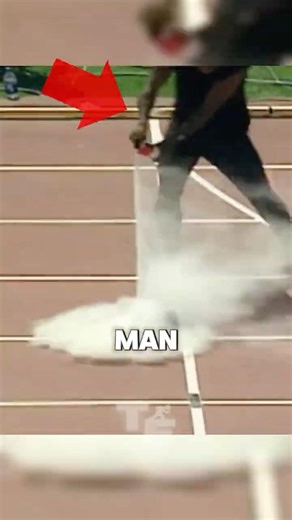 He sprayed a fire extinguisher on his shoes...