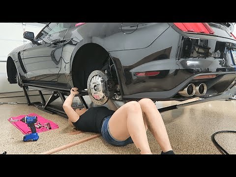 Installed LOWERING SPRINGS on my 2018 SHELBY GT350