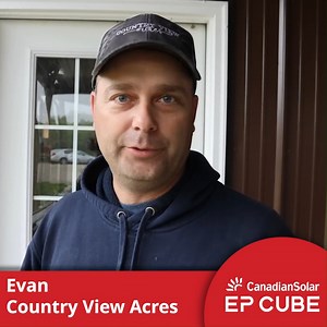 Canadian Solar EP Cube – Your Customized Power Solution! 🌞This week's spotlight is on Country View Acres, where Evan found the ultimate all-in-one solution for his homestead and farm. 🤝 EP Cube became Evan's reliable partner, helping him achieve self-sufficiency while meeting his unique requirements. 🔋 Update: Evan's journey with EP Cube has been extraordinary! He expanded to a full stack of batteries, maximizing his power storage capacity - one of the key features of EP Cube is that you can 