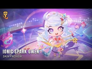 Chibi Prestige IONIC SPARK Gwen Preview — Teamfight Tactics: Golden Spatula