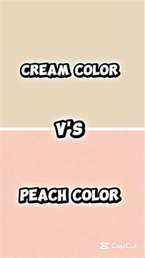 cream color vs peach color which one is your favorite #cutie #fashion #stylish #nails #love