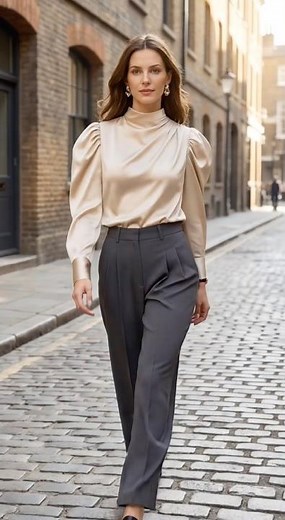 코디 걱정 덜어주는 4050여성 그레이 슬랙스 활용법 | Gray Slacks Styling to Ease Outfit Worries for 4050 Women