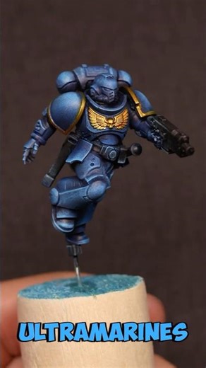 Painting tabletop ready Ultramarines FAST with PURPLE? (Warhammer 40k Paint Recipe)