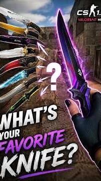 What’s Your Favorite Knife? 🔥 | CS 1.6 VALORANT MOD #valorant #counterstrike #valorantclips #cs2