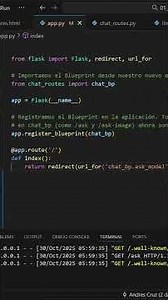 ✋ Refactorizar app Flask (LLM Local) con Gemini: 1 prompt - Modularizar rutas app - 11