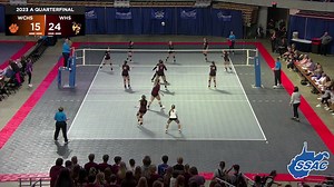 The Williamstown Yellow Jackets take the first set against Wirt Co. | Video Productions | Facebook