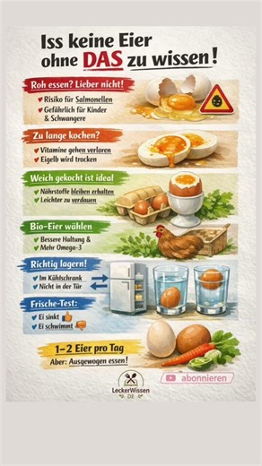 🥚 Iss keine Eier ohne DAS zu wissen! (Fehler, die fast jeder macht)