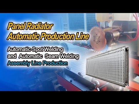 steel panel radiators making machine heating panel radiator automatic production line