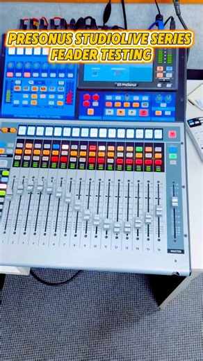 Who to do PreSonus StudioLive Fader Testing