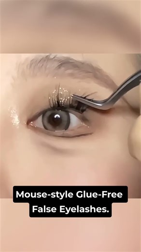 Segmented Glue Free Fluffy Customizable ultra Soft Mouse Fiber False Eyelashes DIY Lashes Extension