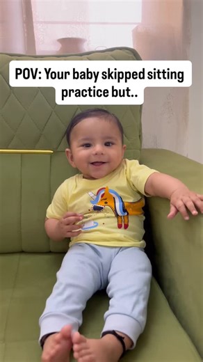 Rami | Mom-hood & Self-Care Diaries on Instagram: "Sitting can wait. Belly crawling had other plans 😂 This is called belly crawling / commando crawl — and yes, it’s normal. Babies choose their own milestones order 🤍 Saving this for every parent stressing over “should my baby be sitting yet?” (belly crawling baby, commando crawl baby, baby crawling phase, baby movement milestones, baby not sitting yet, baby development normal, baby milestone order, tummy crawling baby, infant motor development,