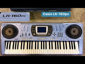 Casio LK-160pc keyboard ( Wilson’s music instruments 03371476660 )