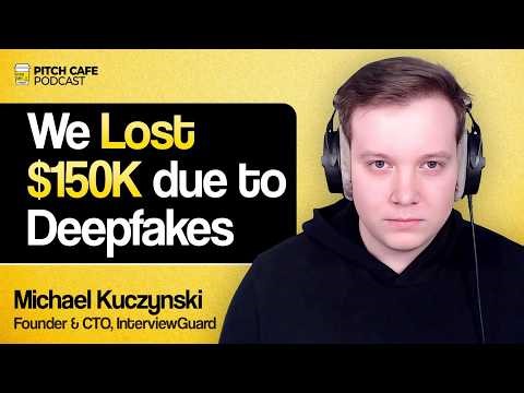 How I Use Video Game to Stop Deepfakes in AI Hiring| ft. Michael Kuczynski | Pitch Cafe Podcast