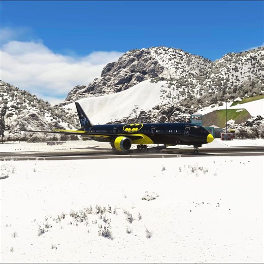 2.2K views · 17 reactions | Experience the beauty of winter aviation as the Boeing 787 Dreamliner powers down a snow-covered runway and takes flight in Microsoft Flight Simulator 2020. The stunning winter scenery, realistic sounds, and smooth liftoff make this takeoff a true cinematic moment for aviation lovers. | Golden Crow | Facebook